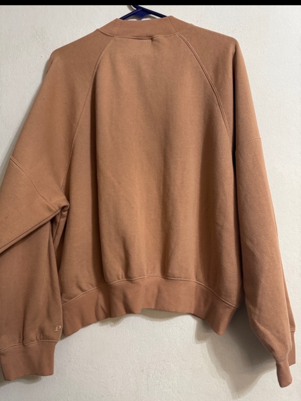 ZARE Classic Crewneck Sweatshirt - Camel Size L NwT - Picture 9 of 9